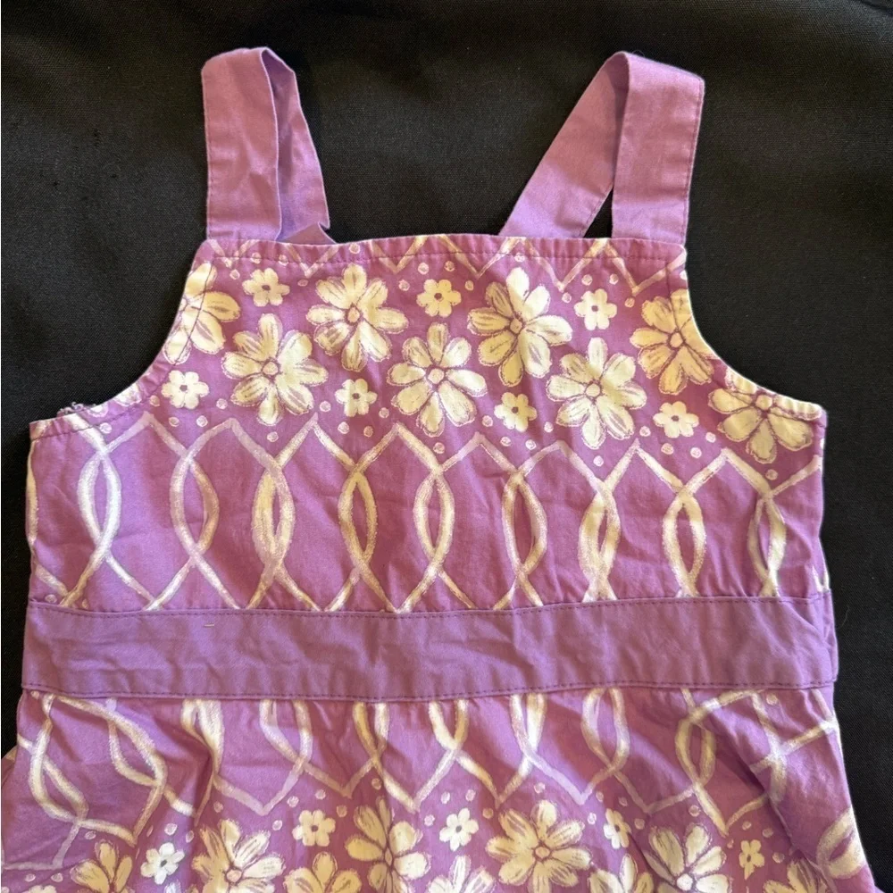 Gymboree Pink and Gold Sleeveless Sundress